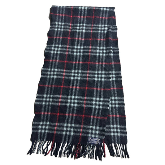 Burberry scarf cashmere navy nova check
