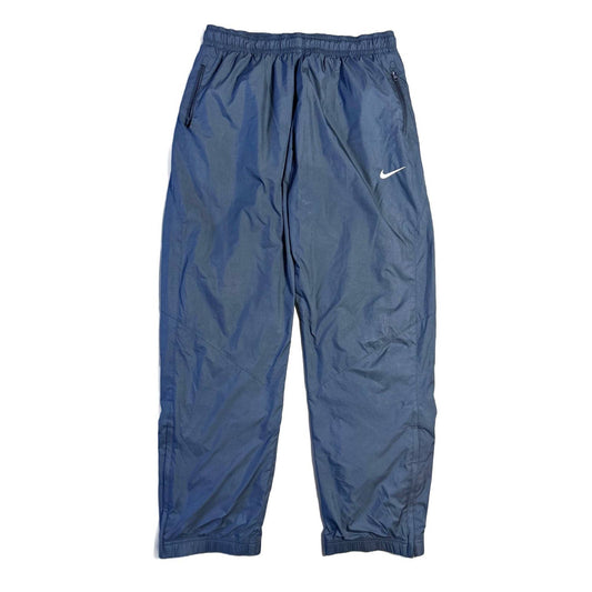 Nike vintage nylon navy track pants small swoosh parachute