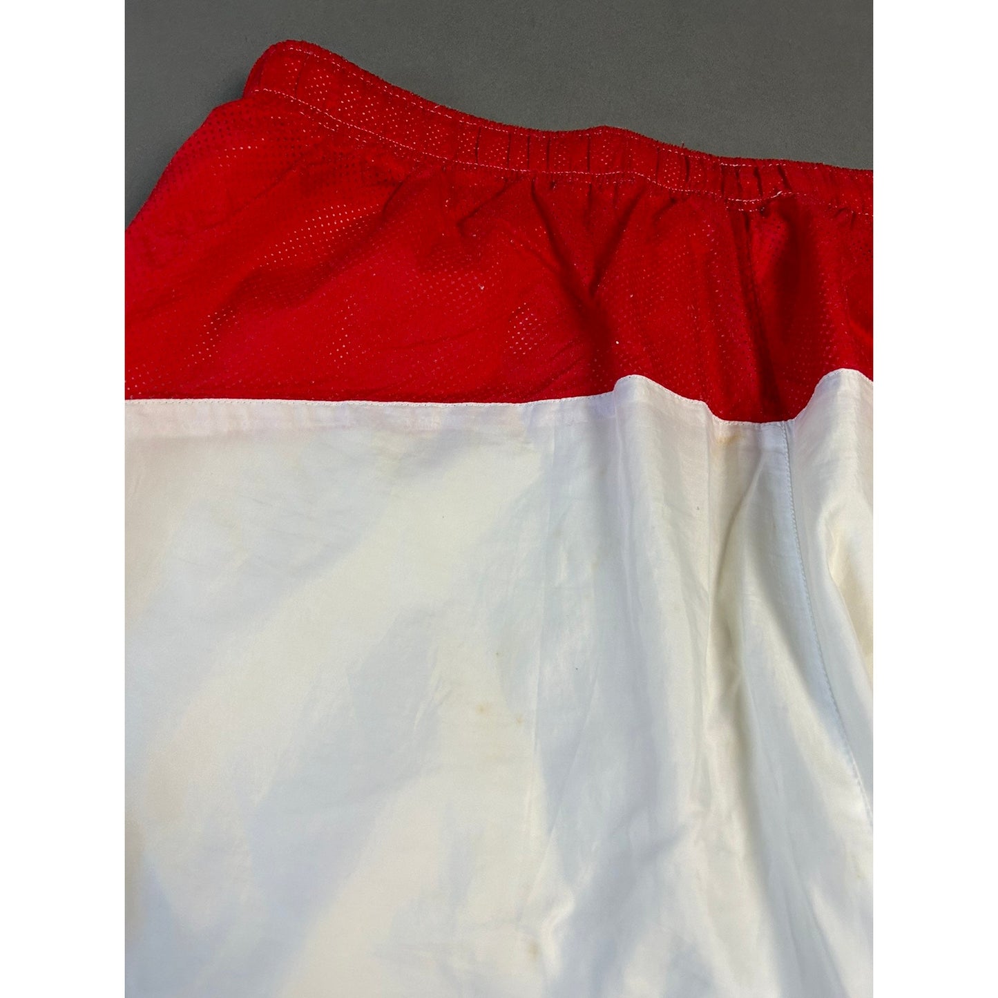 Nike vintage white red shorts hex logo 2000s