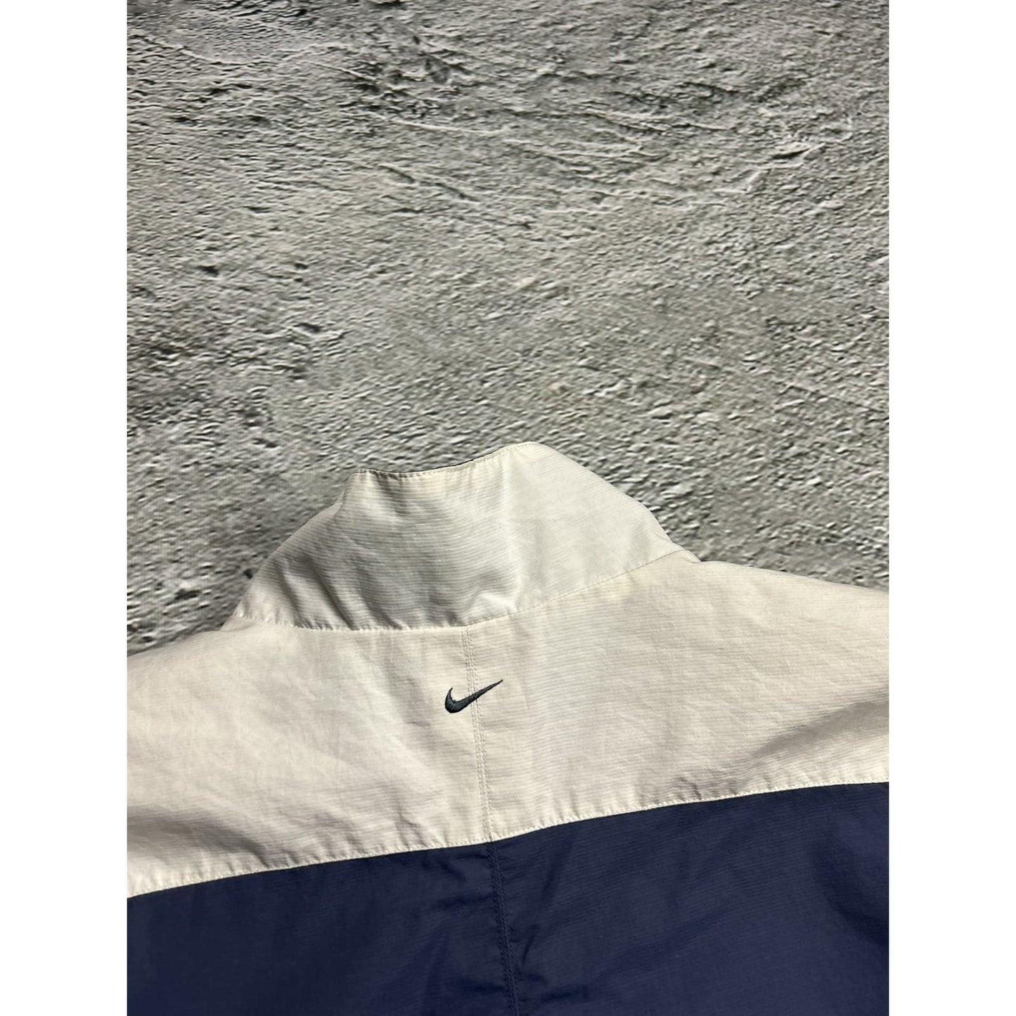 Nike TN track jacket nylon vintage drill Y2K white cream