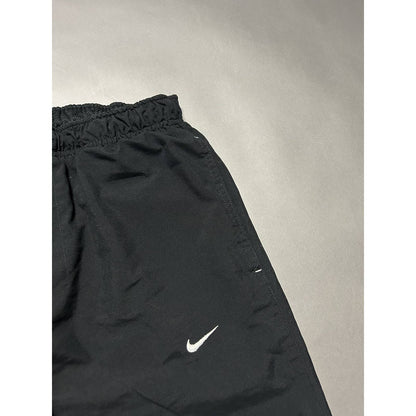 Nike vintage nylon black track pants small swoosh parachute