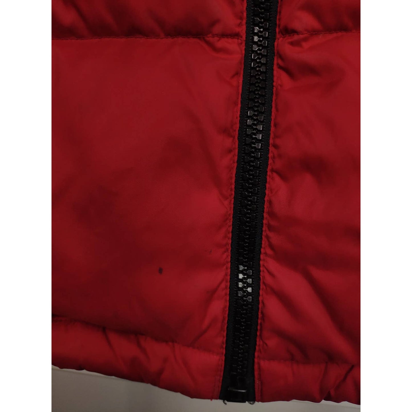 Russell Athletic vintage red puffer vest varsity