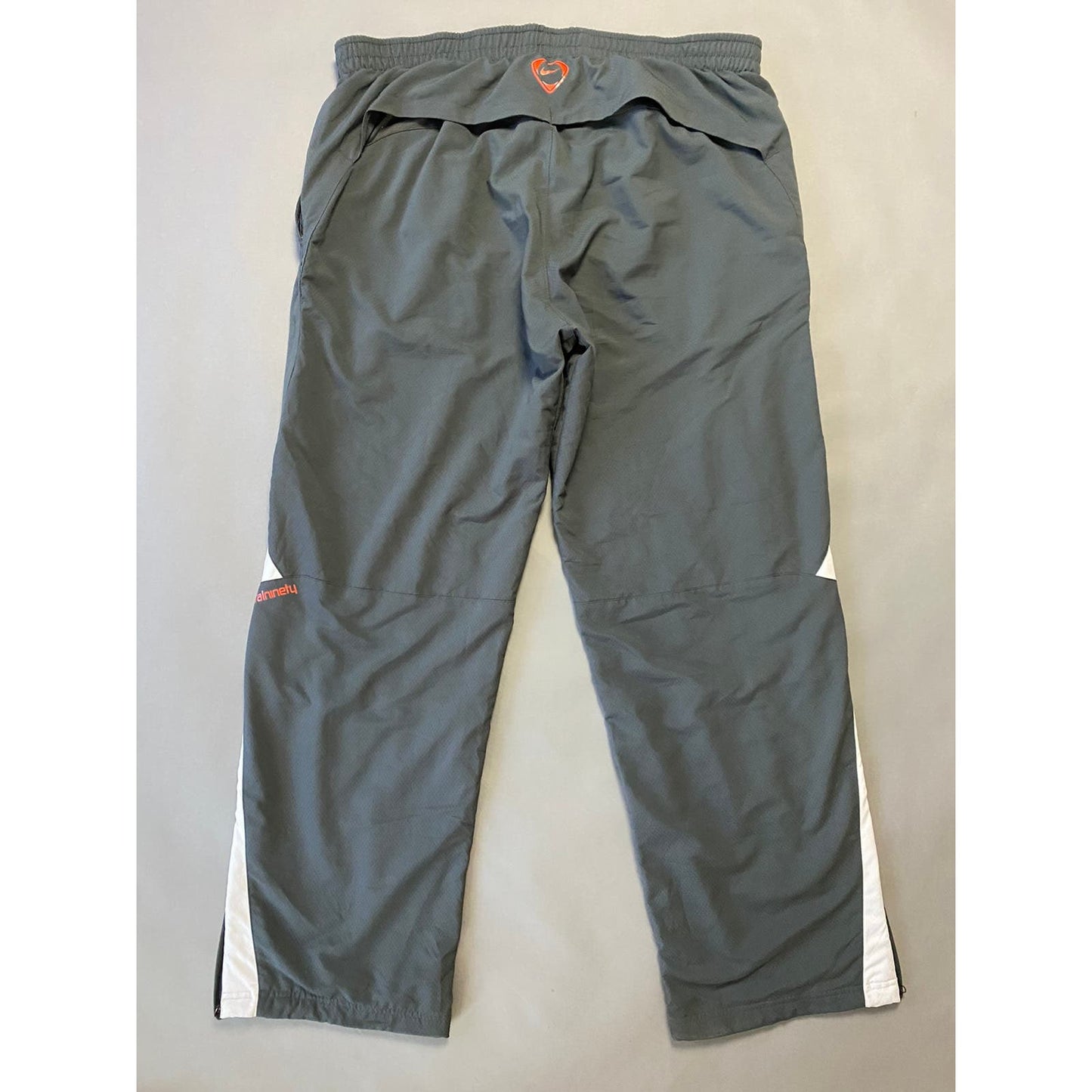 Nike vintage grey track pants small swoosh 2000s parachute