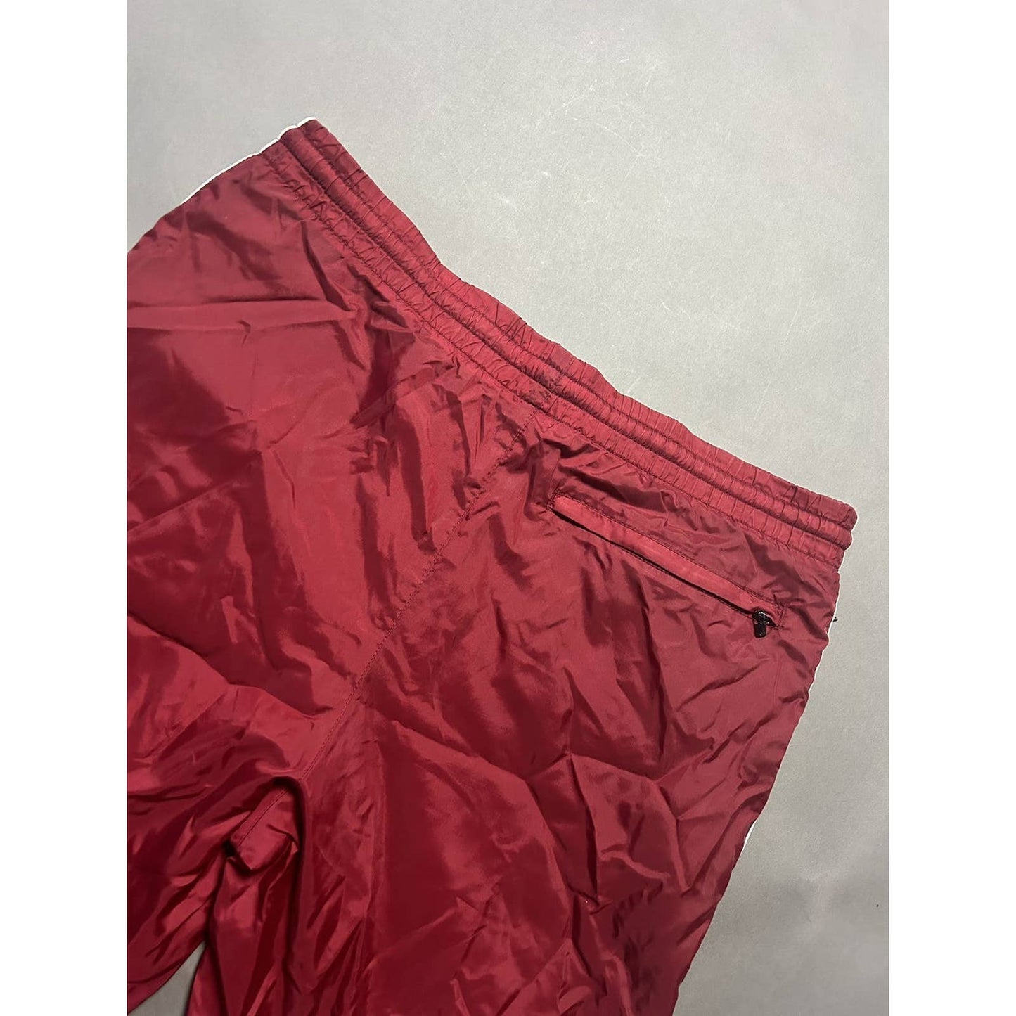 Nike vintage red nylon track pants small logo 2000s