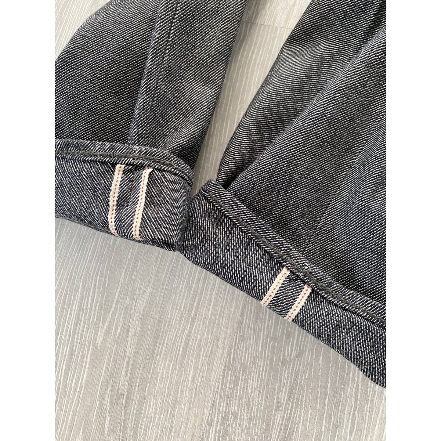 Evisu jeans vintage selvedge grey black seagulls Japan PMG
