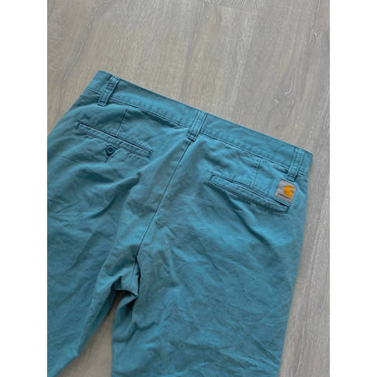 Carhartt vintage prime pant chino pants 31x34 turquoise