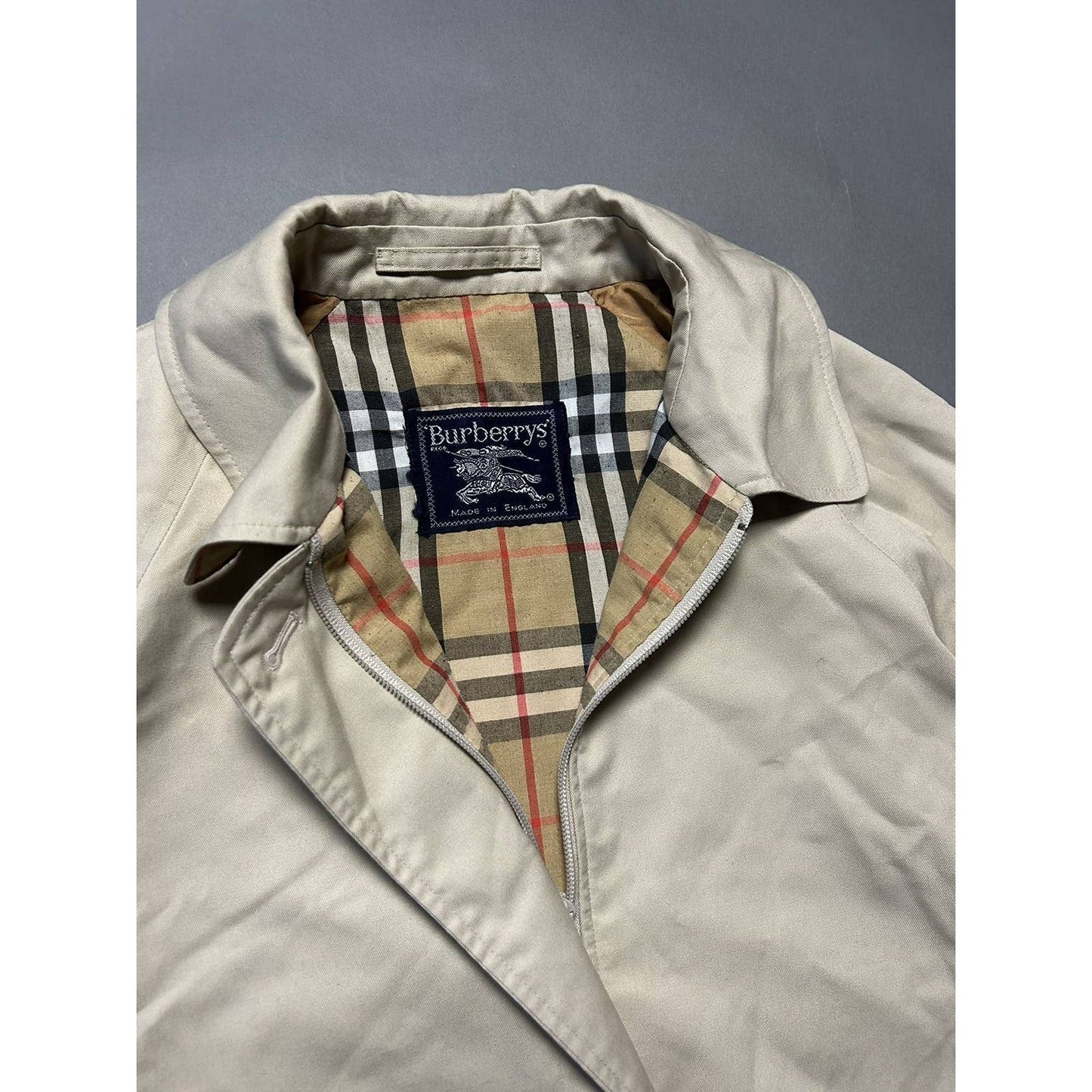 Burberry harrington jacket bomber nova check beige