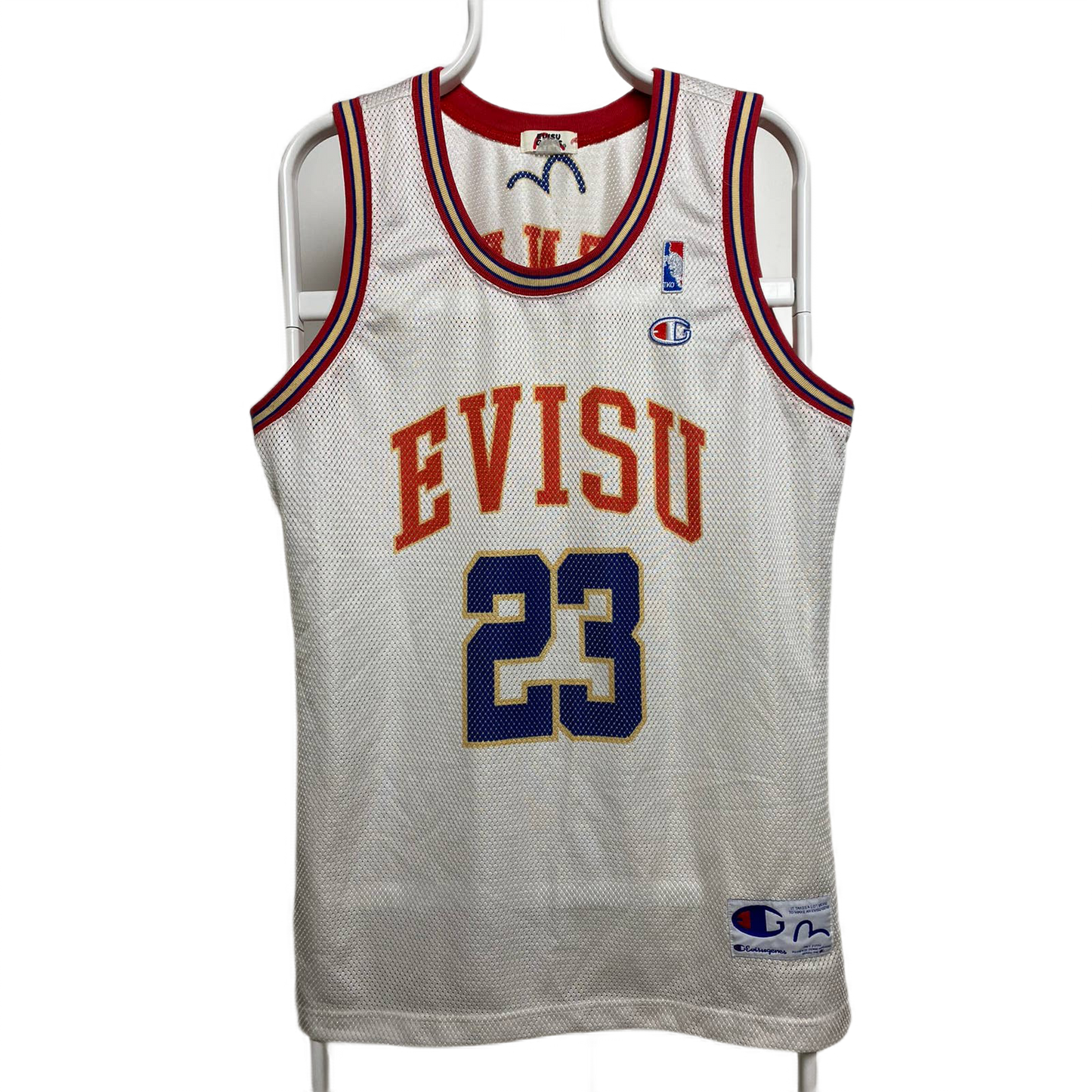 Evisu Jersey basketball 23 vintage very rare white red