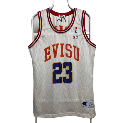 Evisu Jersey basketball 23 vintage very rare white red