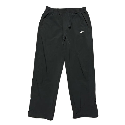 Nike vintage black nylon track pants small logo drill Y2K