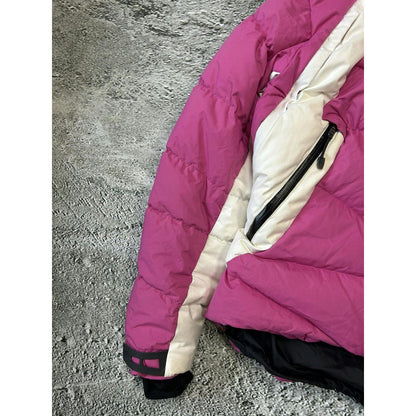 Nike ACG vintage white pink puffer jacket small logo