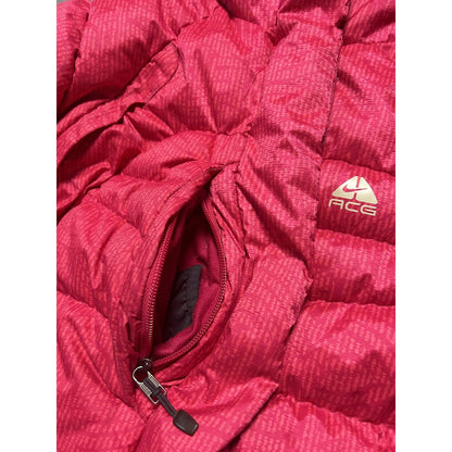 Nike ACG vintage pink puffer jacket small logo