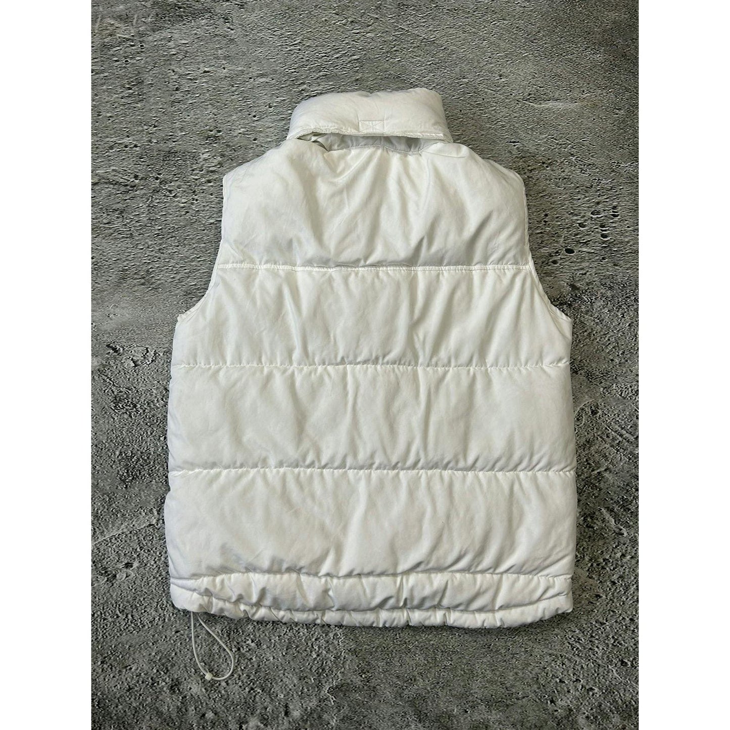 Nike vintage white puffer vest small swoosh 2000s