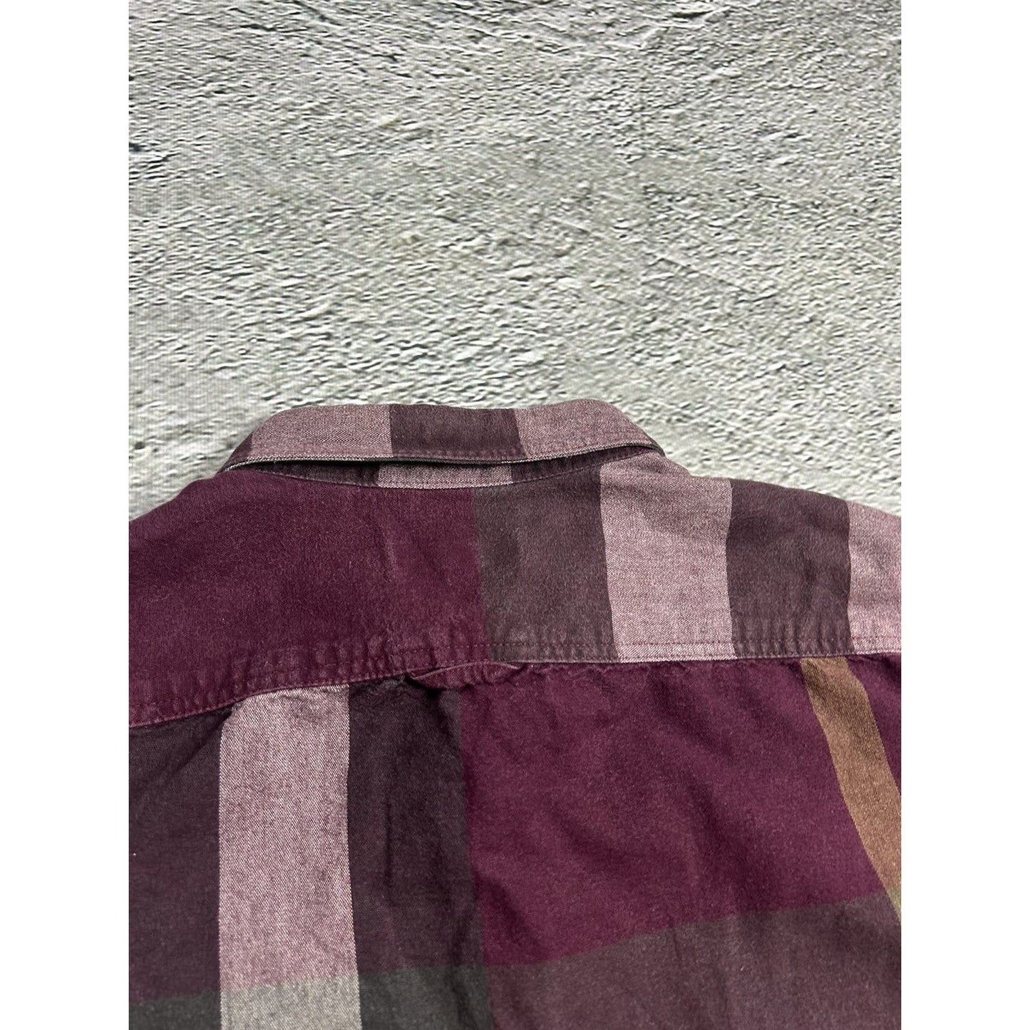 Burberry vintage nova check shirt purple full print Brit