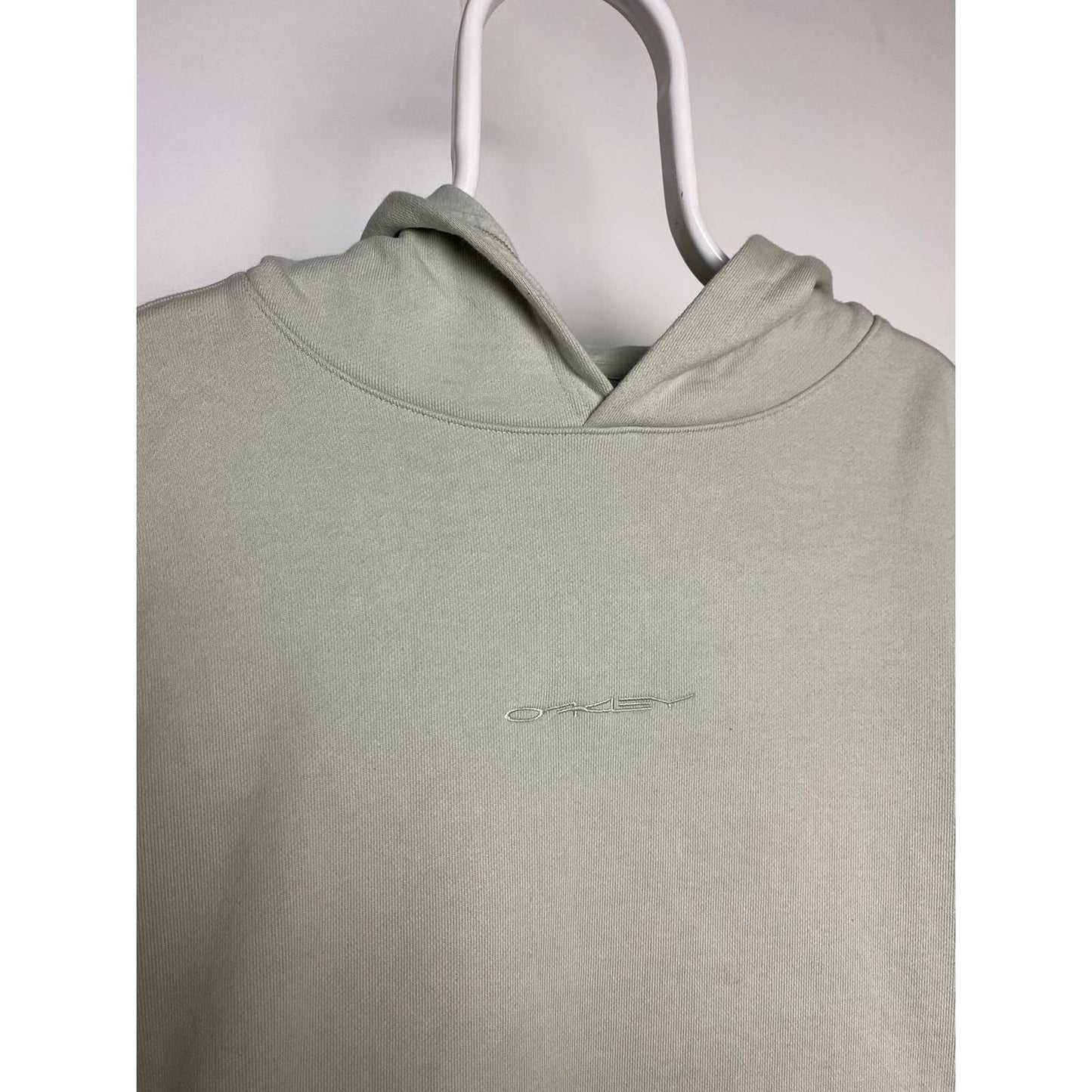 Oakley Hoodie small logo beige oversized relaxed fit