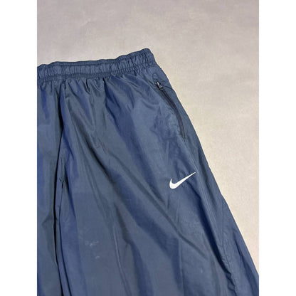 Nike vintage nylon navy track pants small swoosh parachute