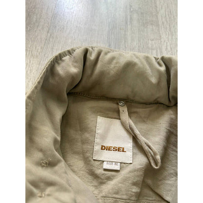 Diesel military jacket cargo beige Y2K