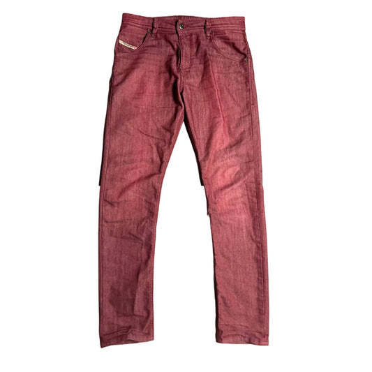 Diesel jeans vintage red Y2K