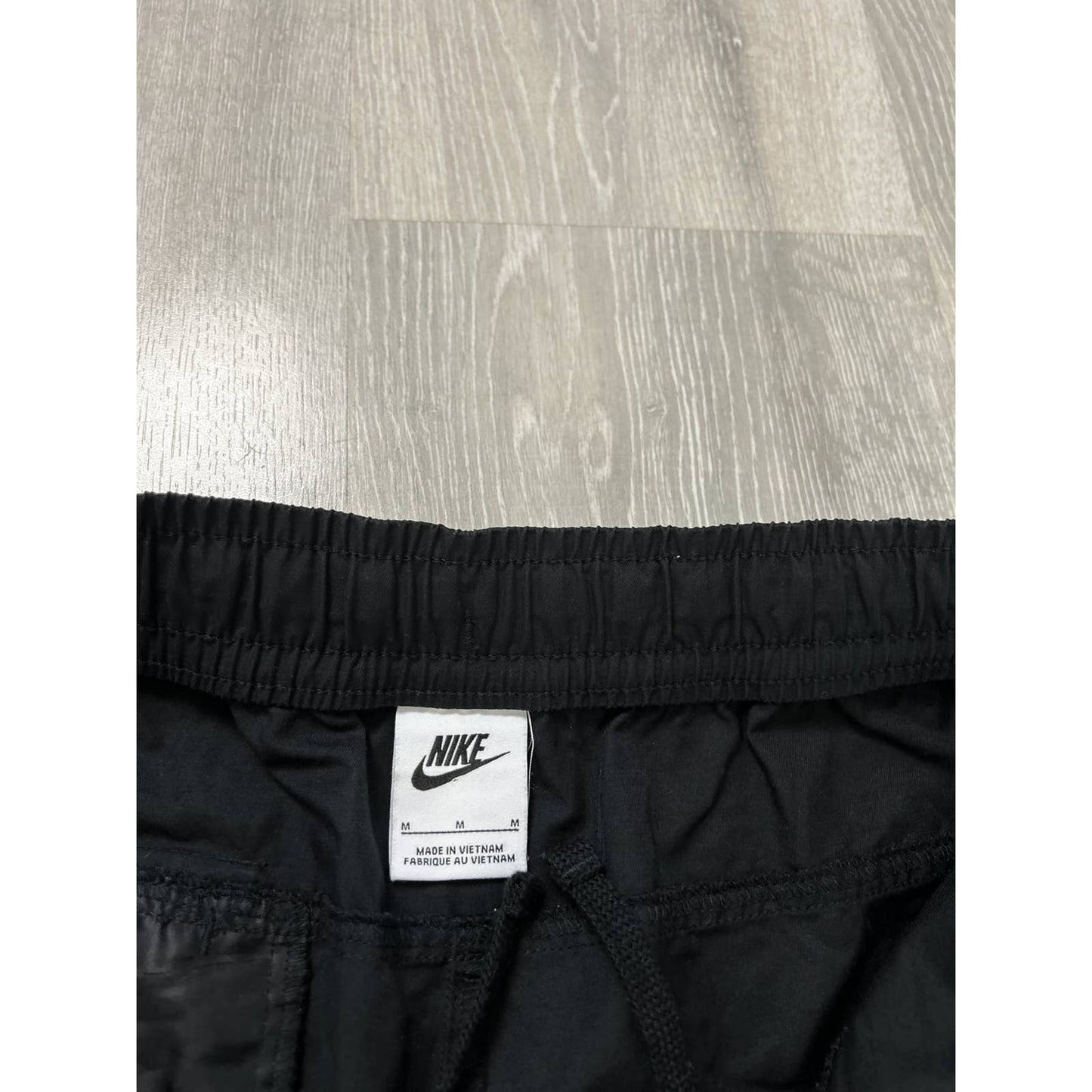 Nike vintage black nylon track pants cargo parachute