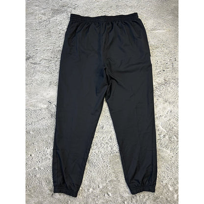 PSG Nike nylon black track pants small swoosh drill Y2K