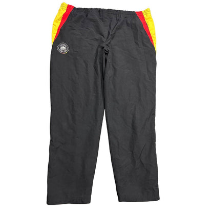 Germany nylon track pants black drill Y2K Deutscher