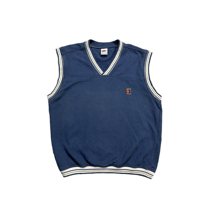 Nike Court vintage navy sweater vest tennis 90s
