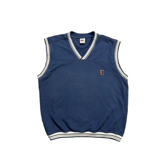 Nike Court vintage navy sweater vest tennis 90s