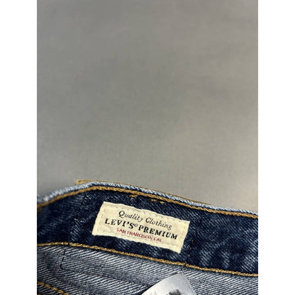 Levi’s 501 navy blue jeans denim pants capital E