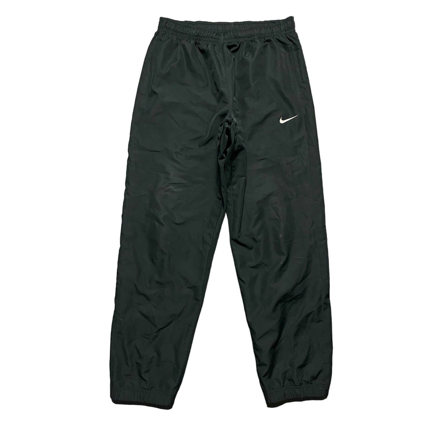 Nike vintage black nylon track pants parachute small swoosh 2000s