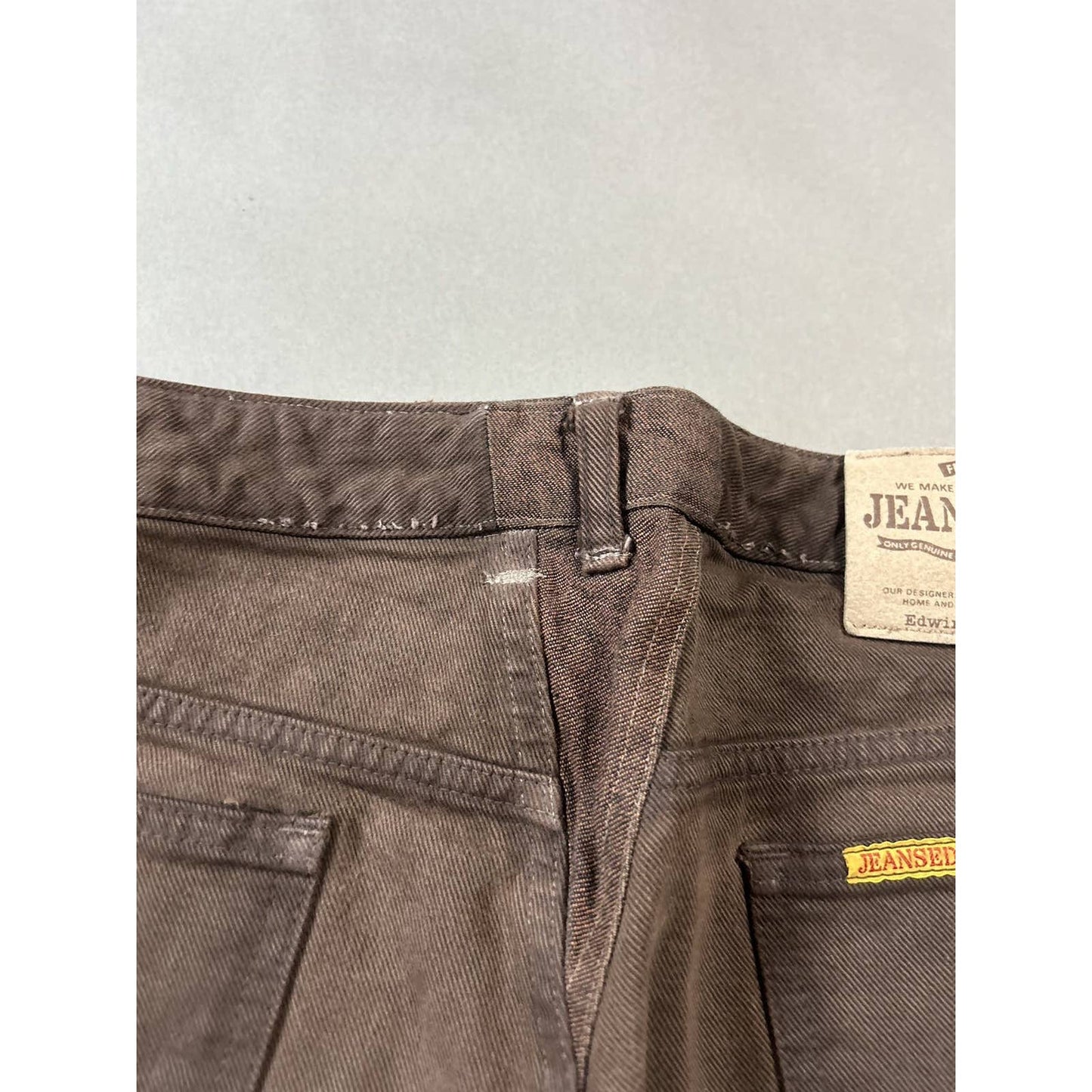 Edwin vintage brown jeans Japanese denim pants