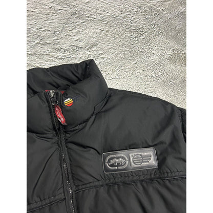 Ecko Untld vintage black puffer jacket function game down