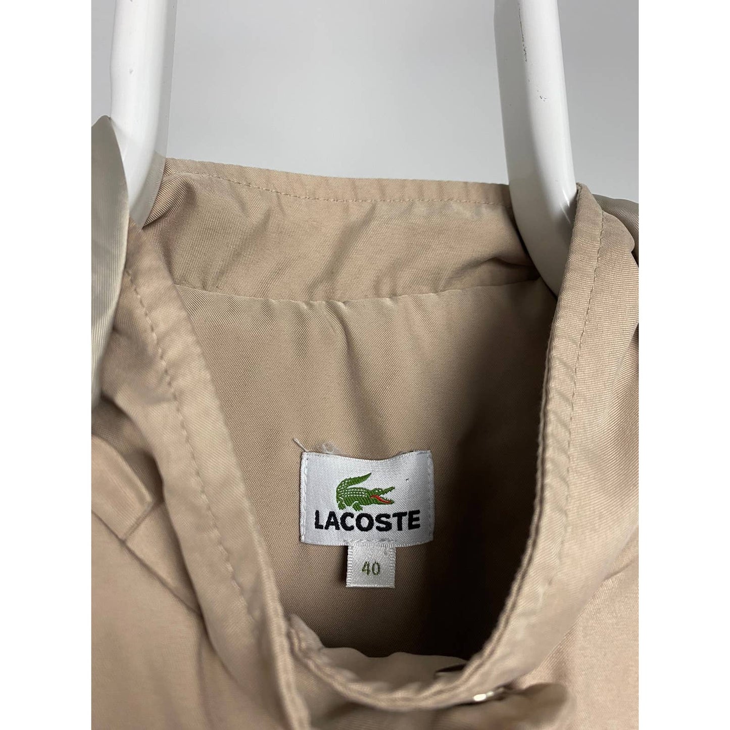 Lacoste vintage beige jacket