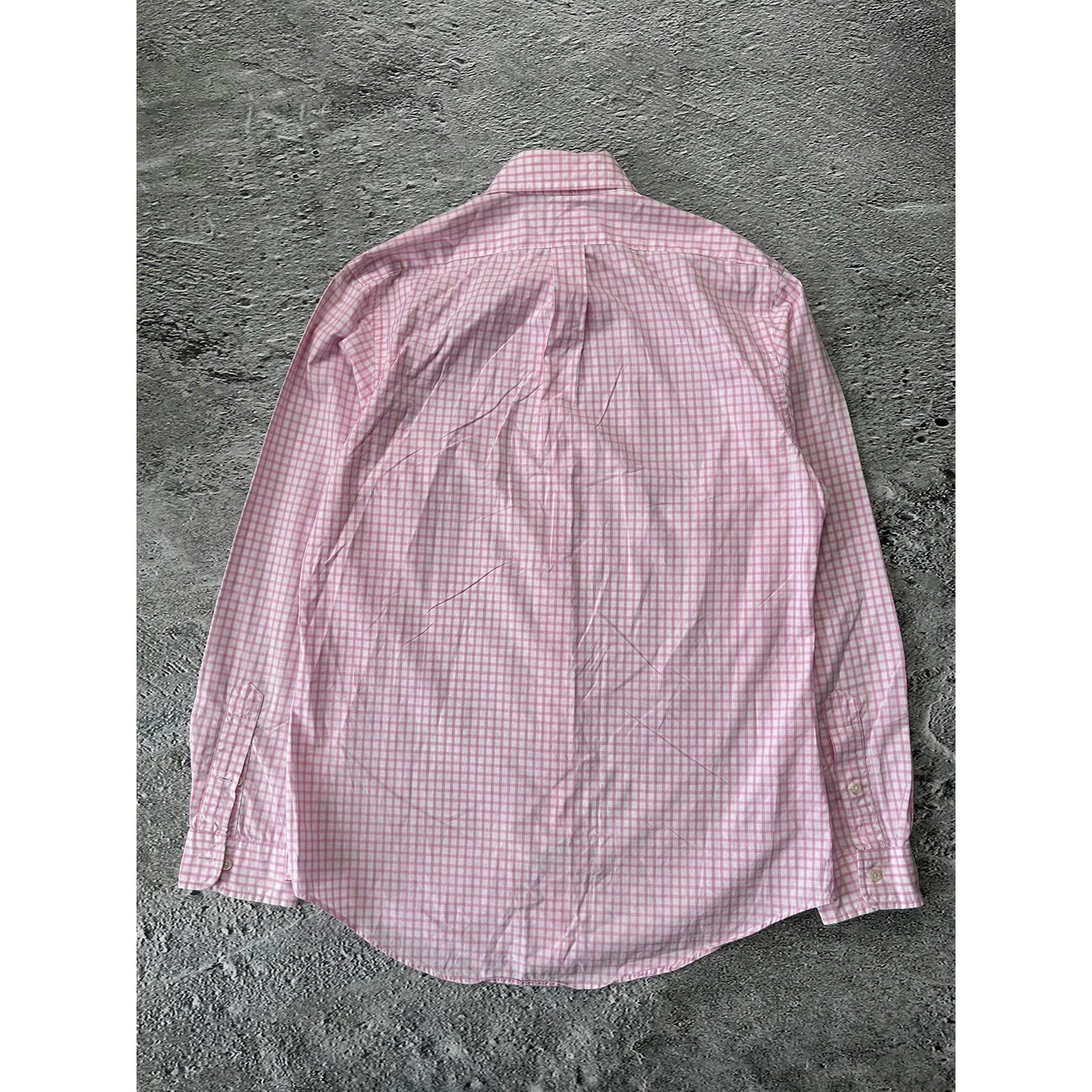 Polo Ralph Lauren pink shirt button up longsleeve checked