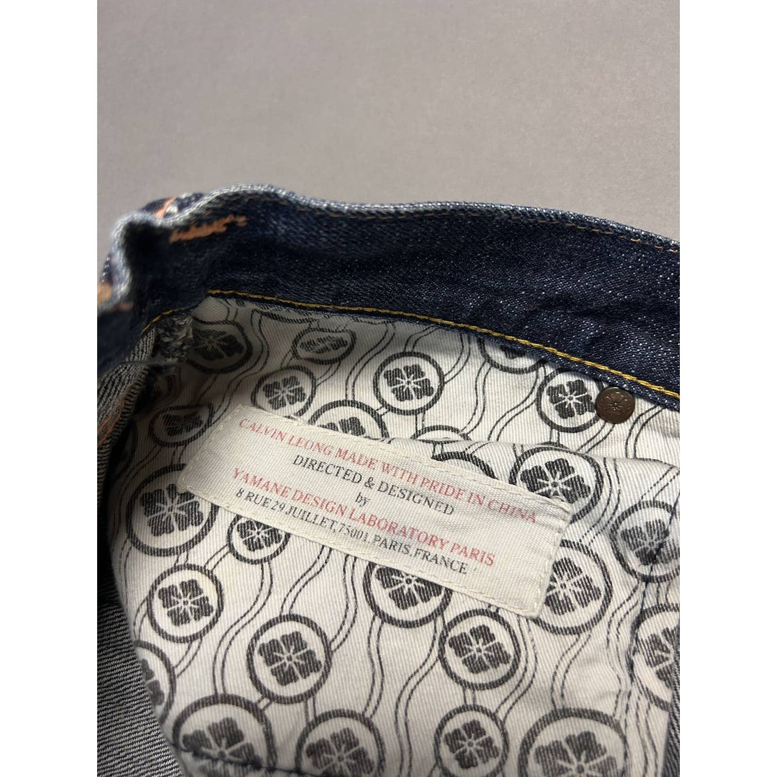 Evisu Yamane jeans cat face vintage selvedge denim Japan