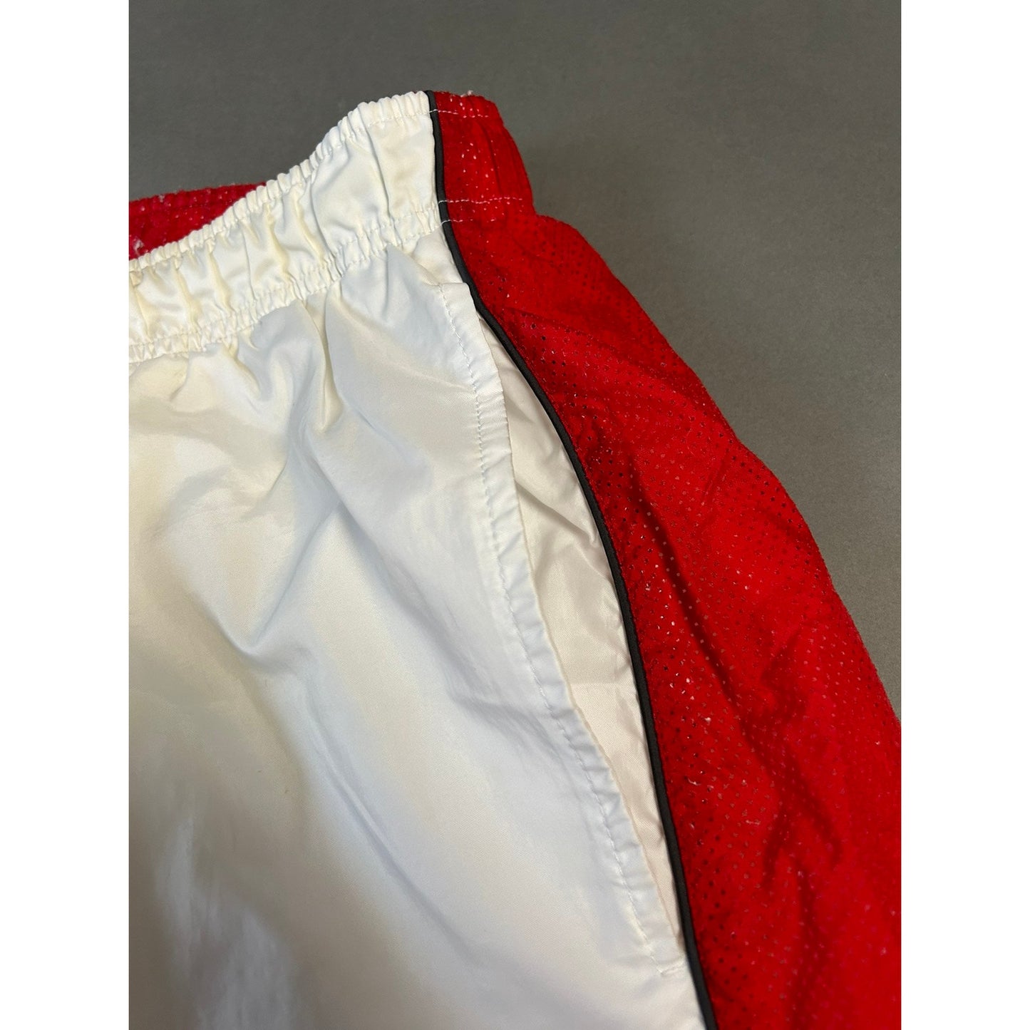 Nike vintage white red shorts hex logo 2000s