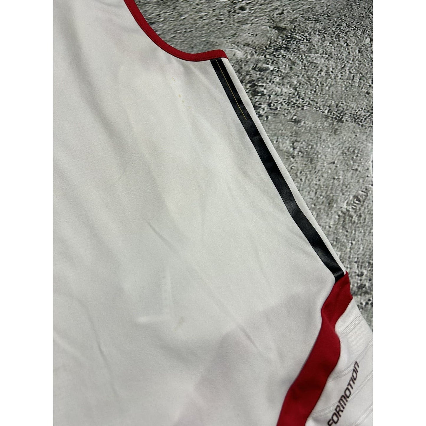 Germany vintage adidas tank top white jersey