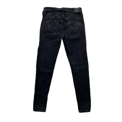 True Religion black jeans denim slim Y2K