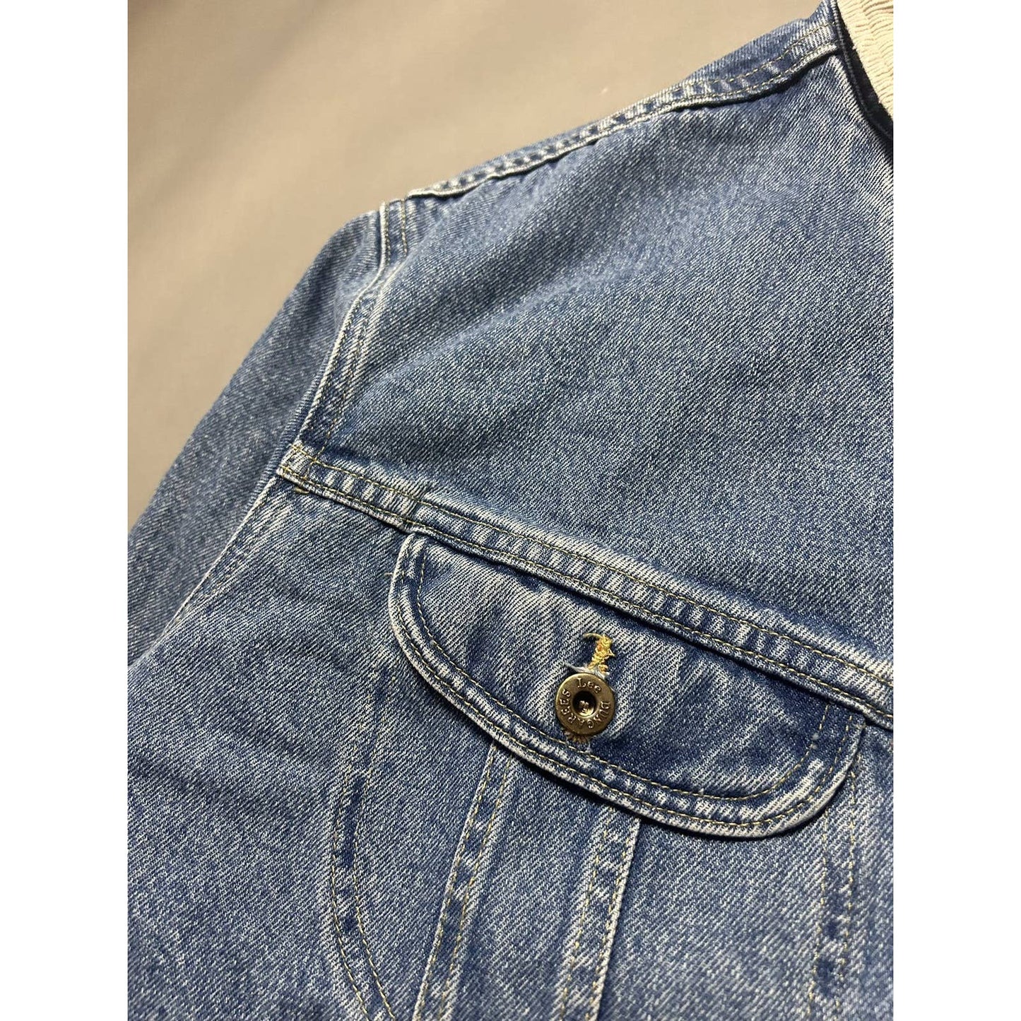 Lee Dungarees vintage denim jacket 90s 80s