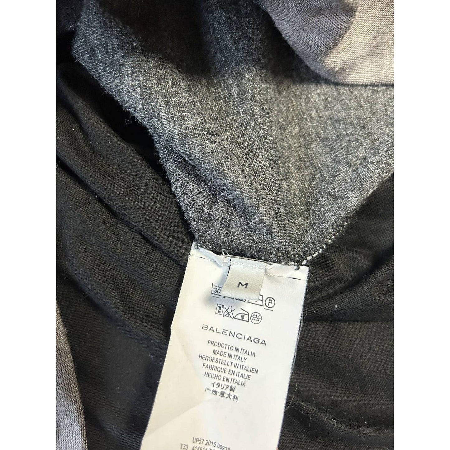 Balenciaga Polo T-shirt grey marble 2015