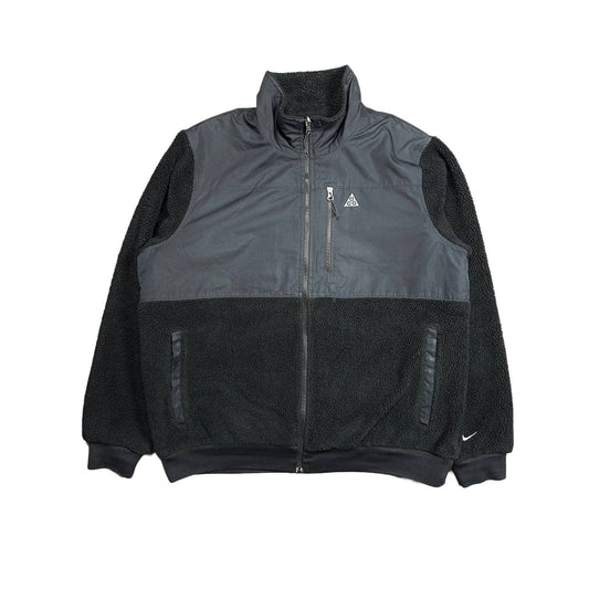 Nike ACG fleece jacket reversible black sherpa vintage