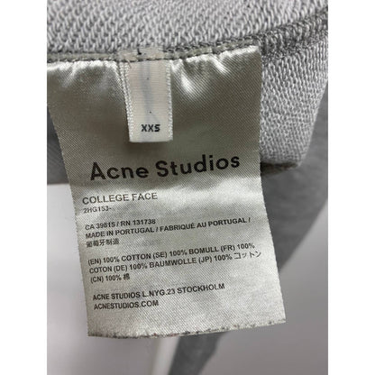 Acne Studios grey sweatshirt collage face