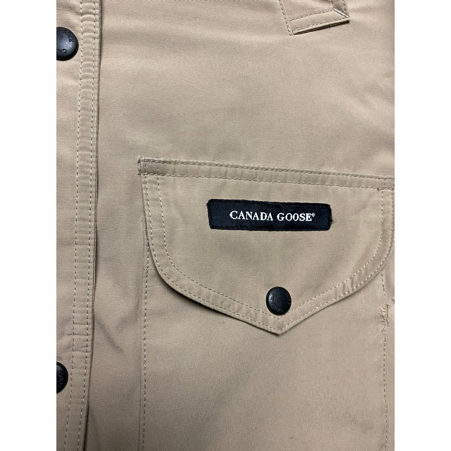 Canada Goose trillium parka jacket beige puffer