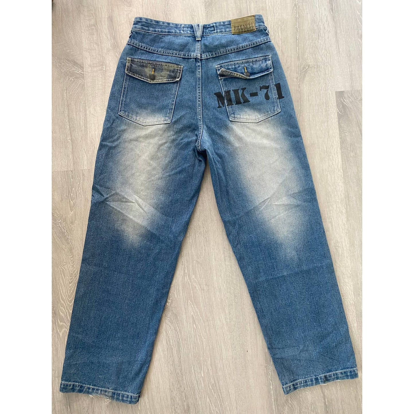 Makaveli Branded Jeans vintage 2pac denim rap hip hop