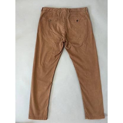 Ami brown chino pants small logo Paris Alexandre Mattiussi