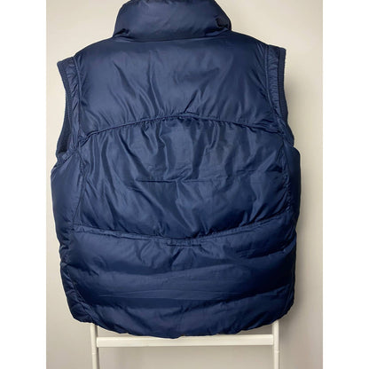 Nike vintage navy puffer vest small swoosh 2000s