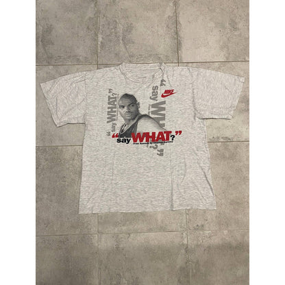 Charles Barkley Nike vintage T-shirt Speech 90s