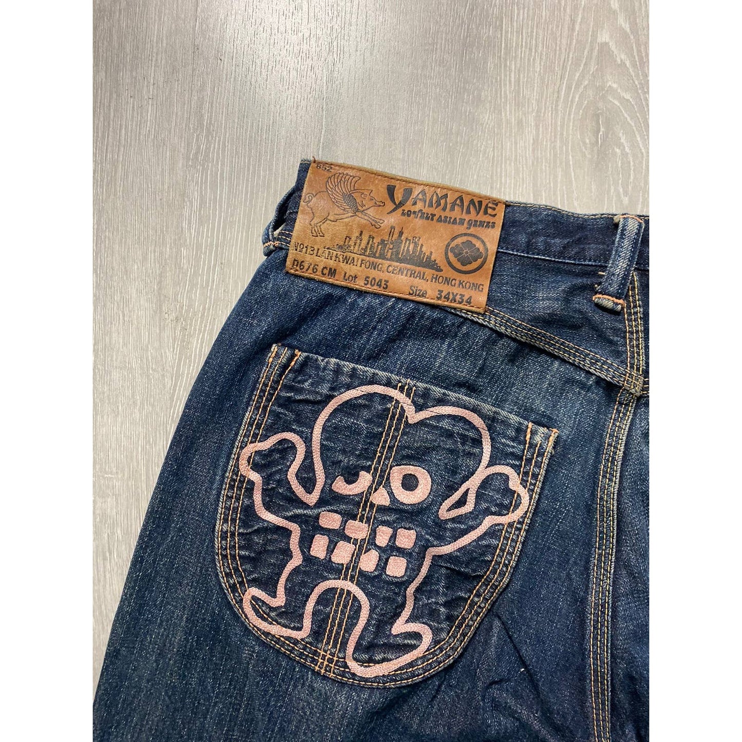 Evisu jeans vintage Yamane Japan Picasso design