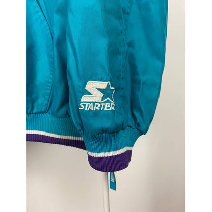 Charlotte Hornets Vintage big logo starter half zip jacket