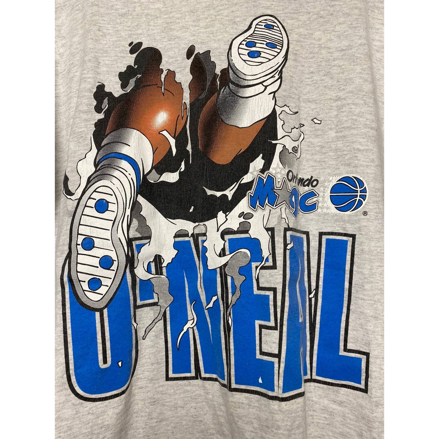 Shaquille O Neal vintage Graphic T-Shirt Nutmeg Made in USA
