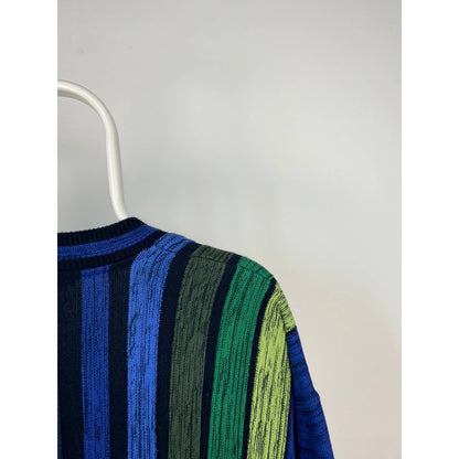 Carlo Colucci sweater vintage cardigan blue Coogi style